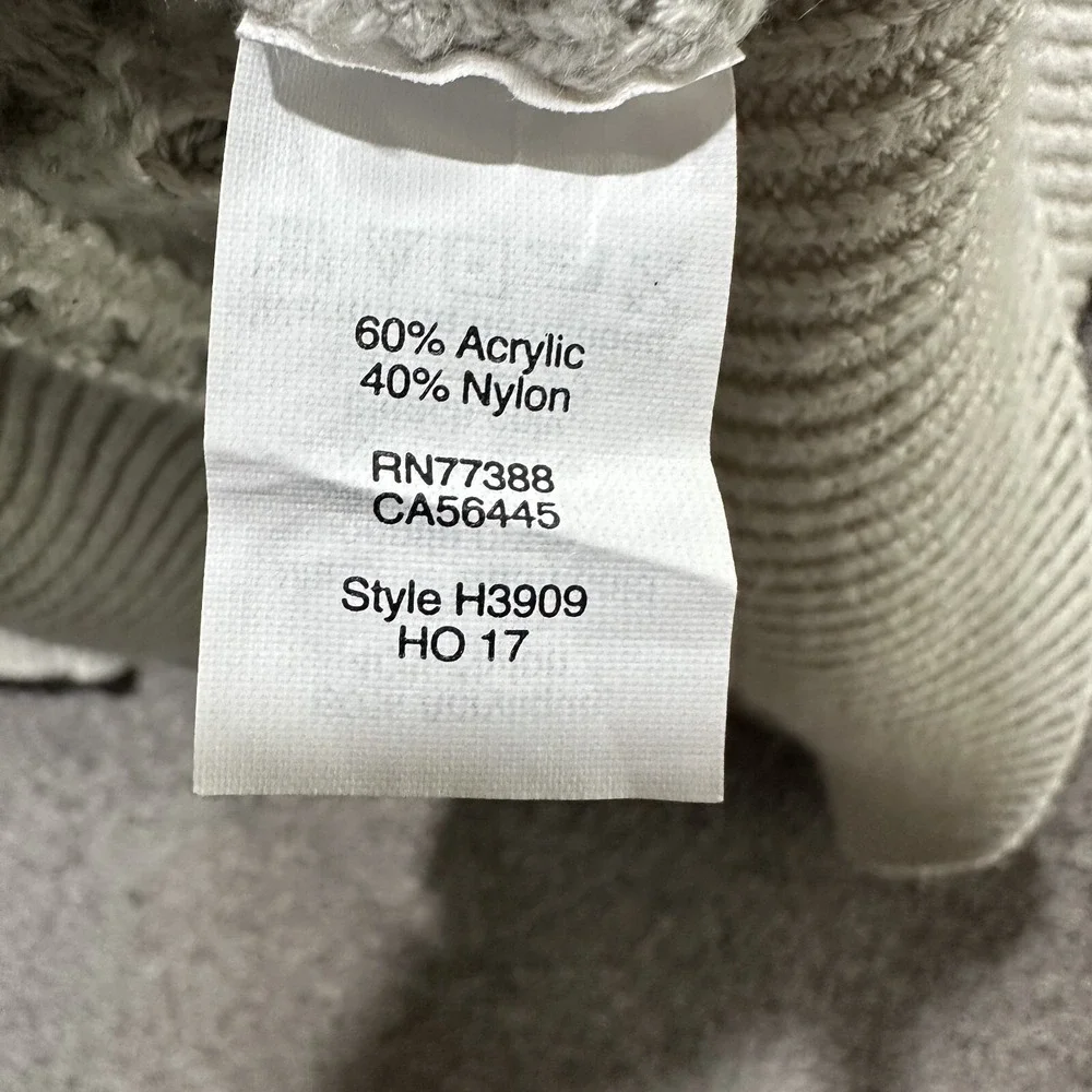 J Crew Textured Turtleneck Sweater‎ Womens XXS Beige Long Sleeve H3909